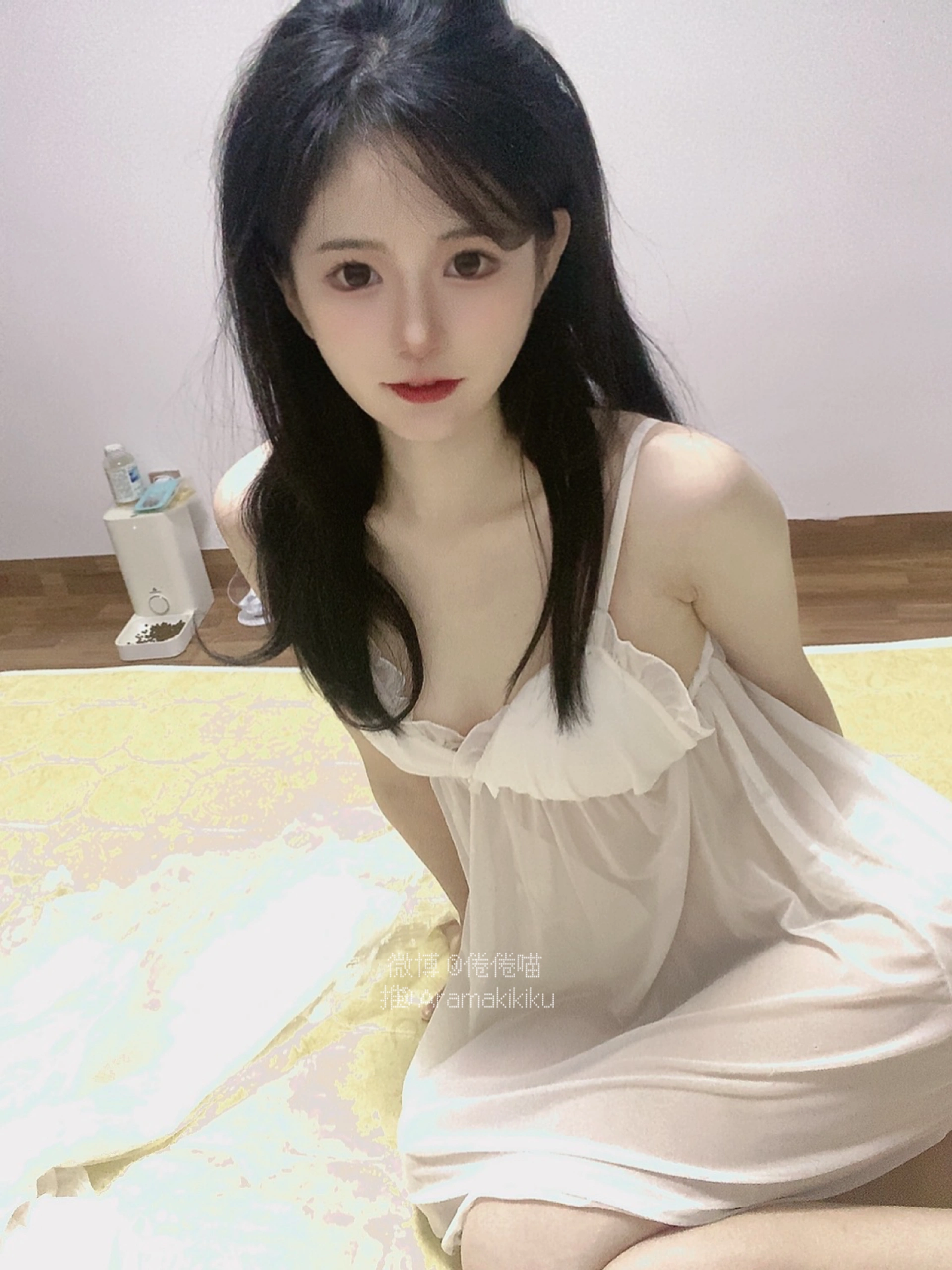 倦倦喵 - NO.003 白睡衣 2